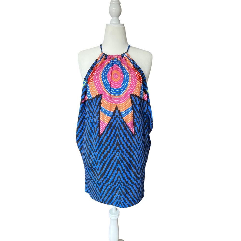 Mara Hoffman Starbasket Short Coverup Size M Bright Boho $256 Coastal Cowgirl
